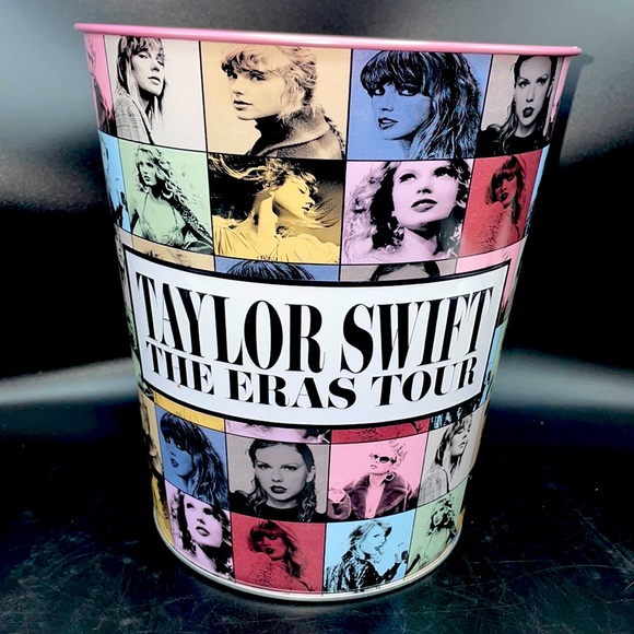 Taylor Swift Pink Popcorn Tin Official Taylor Swift Eras tour - Picture 1 of 3